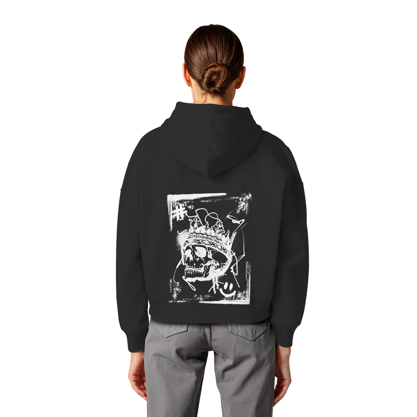 Monarch of the Darkness - Womens Organic Boxcut Hoodie