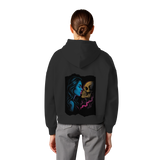 Kissing Skull - Womens Organic Boxcut Hoodie