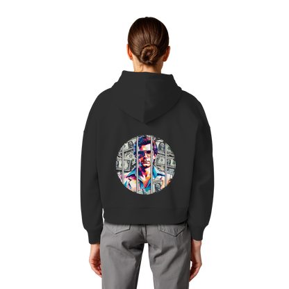 Money Maker - Womens Organic Boxcut Hoodie
