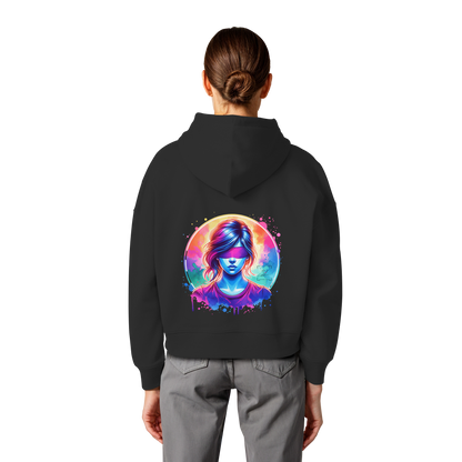 Mystic Vision - Womens Organic Boxcut Hoodie