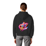 Inferno Star - Womens Organic Boxcut Hoodie