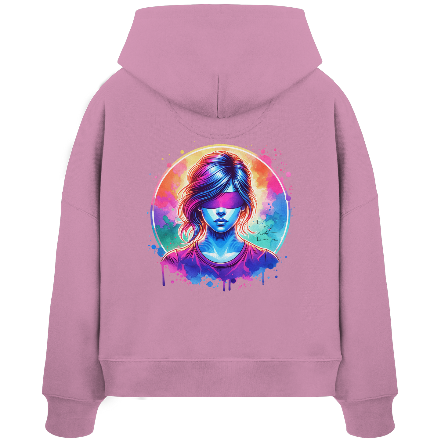 Mystic Vision - Sweat à capuche Boxcut bio pour femme