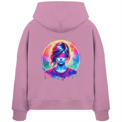 Mystic Vision - Sweat à capuche Boxcut bio pour femme