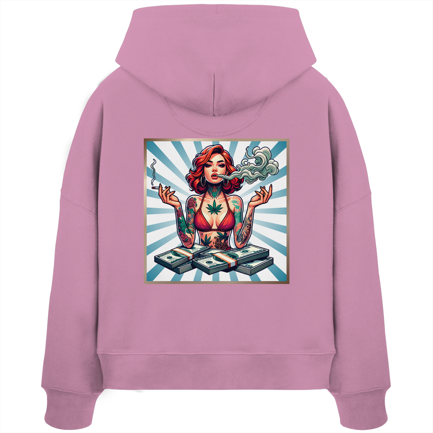 Rebel Rich - Womens Organic Boxcut Hoodie