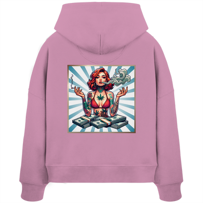 Rebel Rich - Womens Organic Boxcut Hoodie