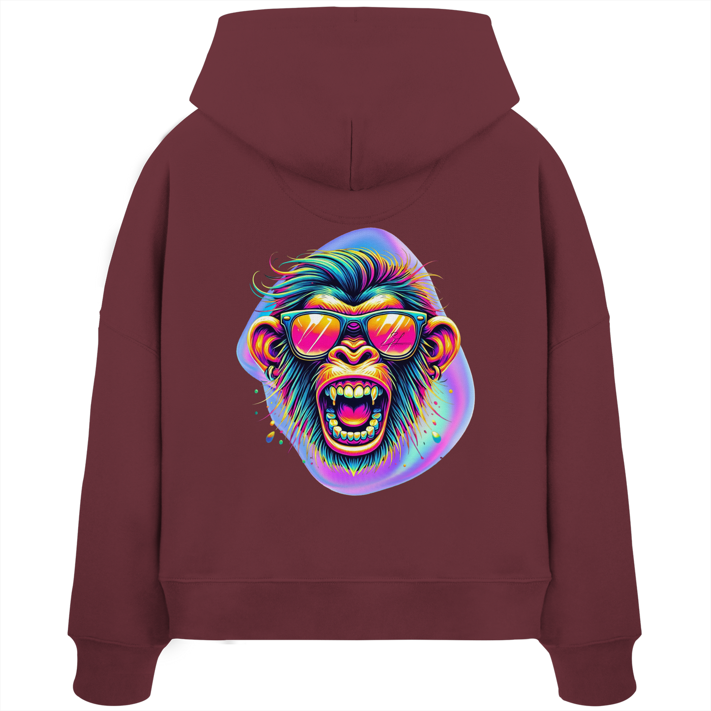 Crazy Chimp - Womens Organic Boxcut Hoodie