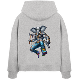Elephant Warrior - Womens Organic Boxcut Hoodie