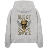 King out of Office - Womens Organic Boxcut Hoodie