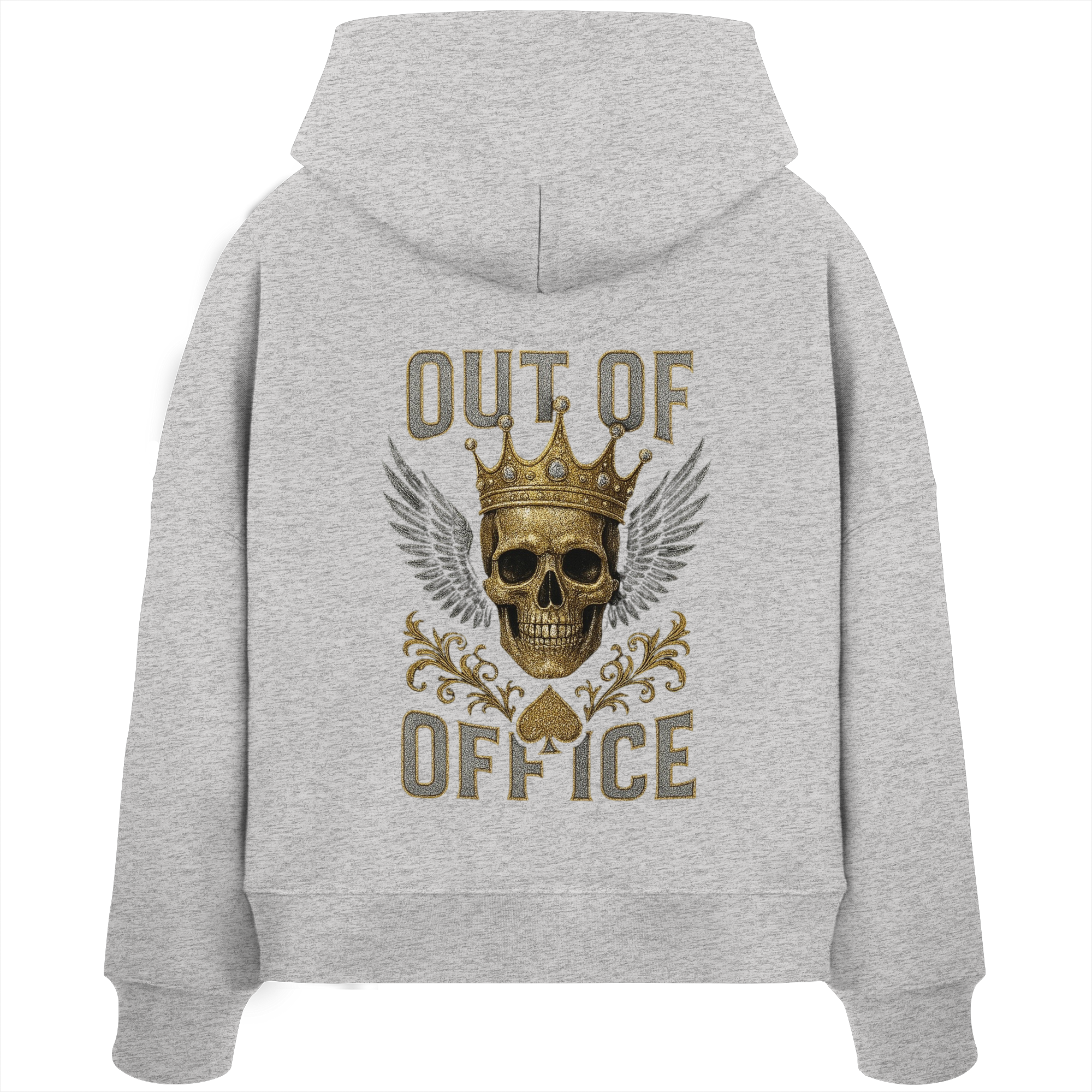 King out of Office - Womens Organic Boxcut Hoodie