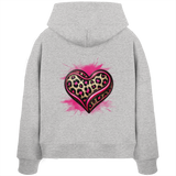 Wild Heart - Womens Organic Boxcut Hoodie