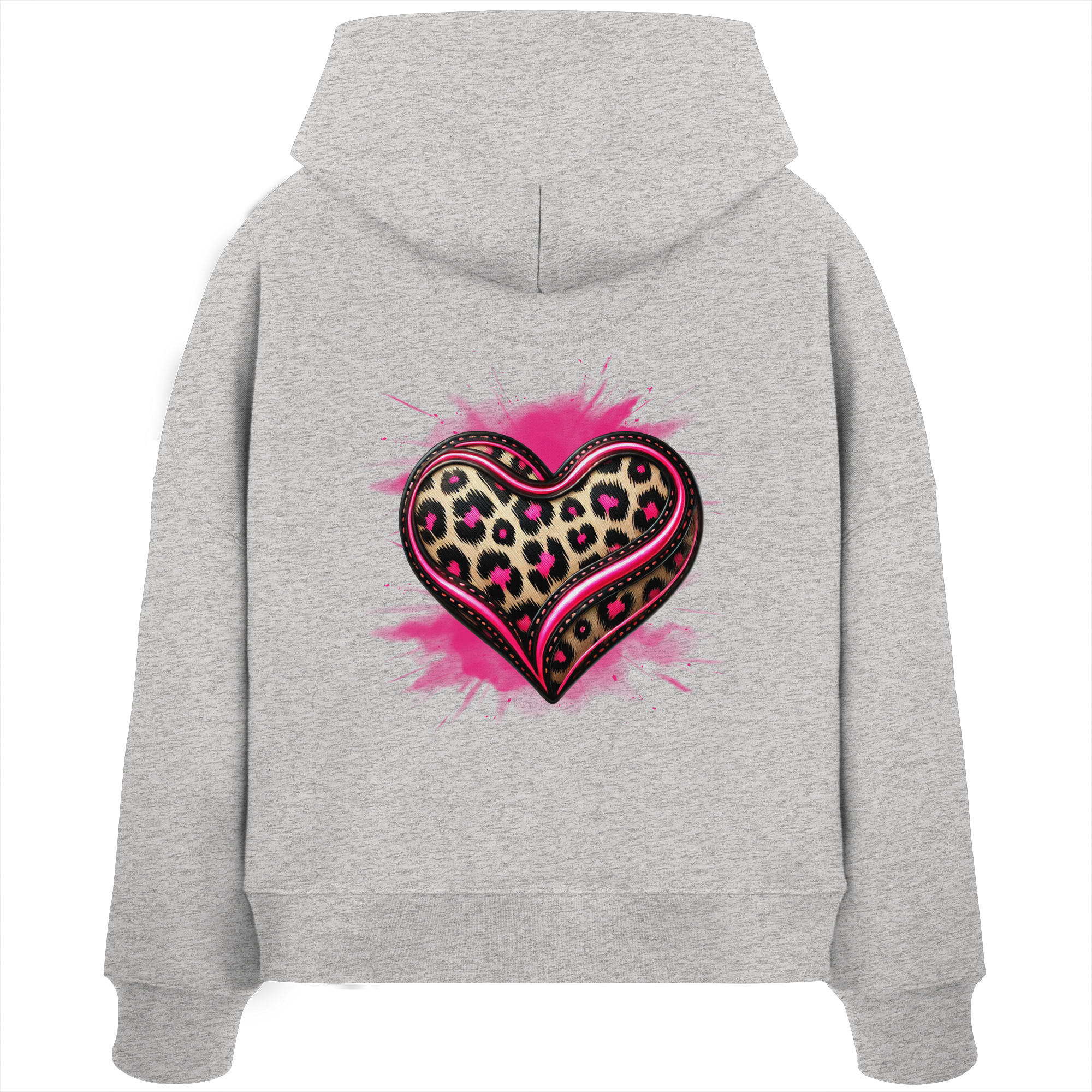 Wild Heart - Womens Organic Boxcut Hoodie