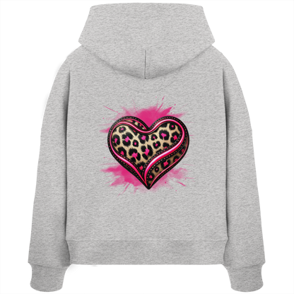 Wild Heart - Womens Organic Boxcut Hoodie