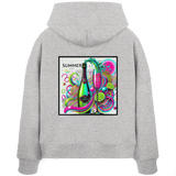 Neon Fresh - Womens Organic Boxcut Hoodie