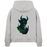 Neon Hellfire - Womens Organic Boxcut Hoodie