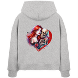 Forever Love - Womens Organic Boxcut Hoodie