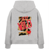 Stay Wild - Womens Organic Boxcut Hoodie