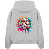 Sunset Vibes Dice - Womens Organic Boxcut Hoodie