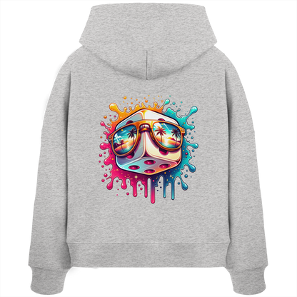 Sunset Vibes Dice - Womens Organic Boxcut Hoodie
