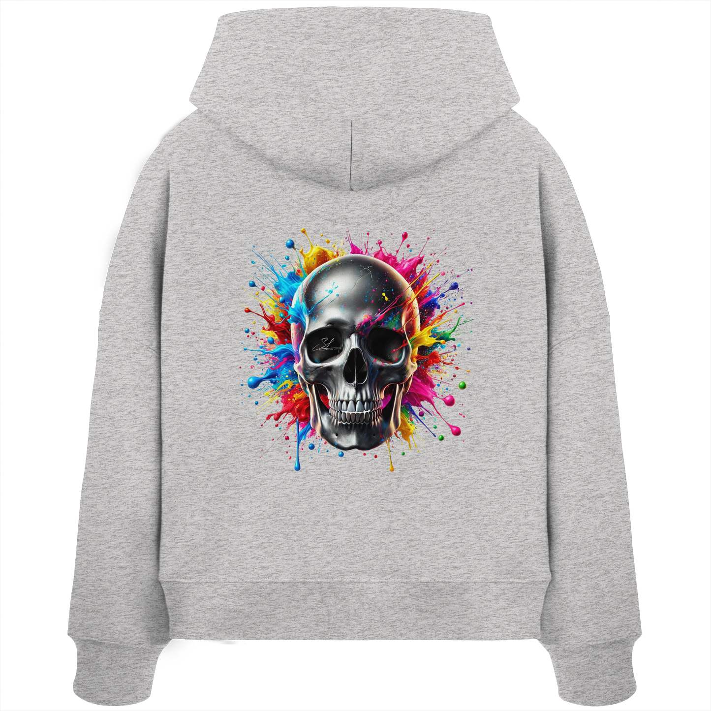 Explosion of Life - Womens Organic Boxcut Hoodie
