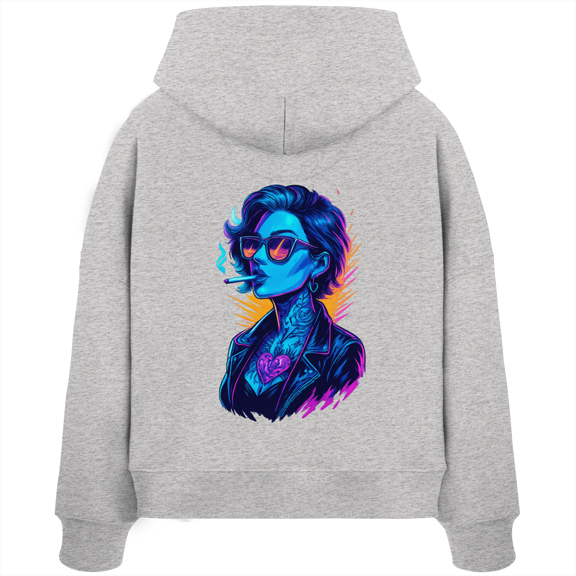 Urban Pulse - Womens Organic Boxcut Hoodie