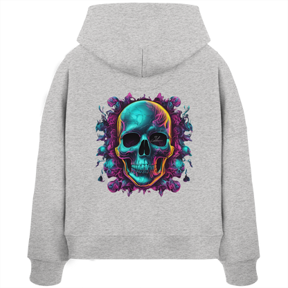 Galactic Skull - Womens Organic Boxcut Hoodie
