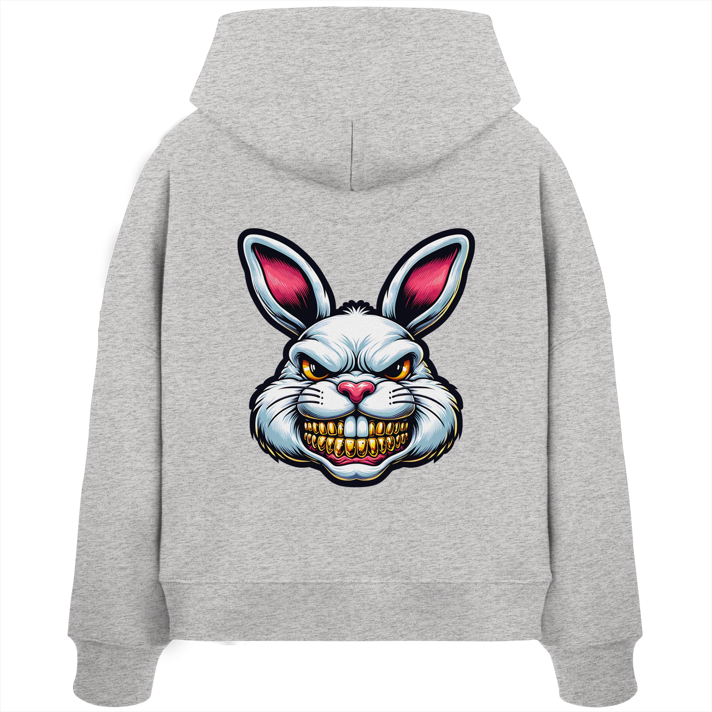 ToothBunny Terror - Womens Organic Boxcut Hoodie