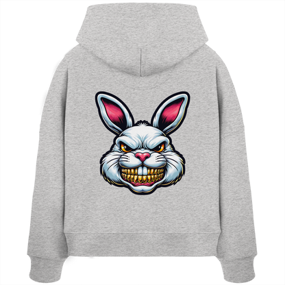 ToothBunny Terror - Womens Organic Boxcut Hoodie