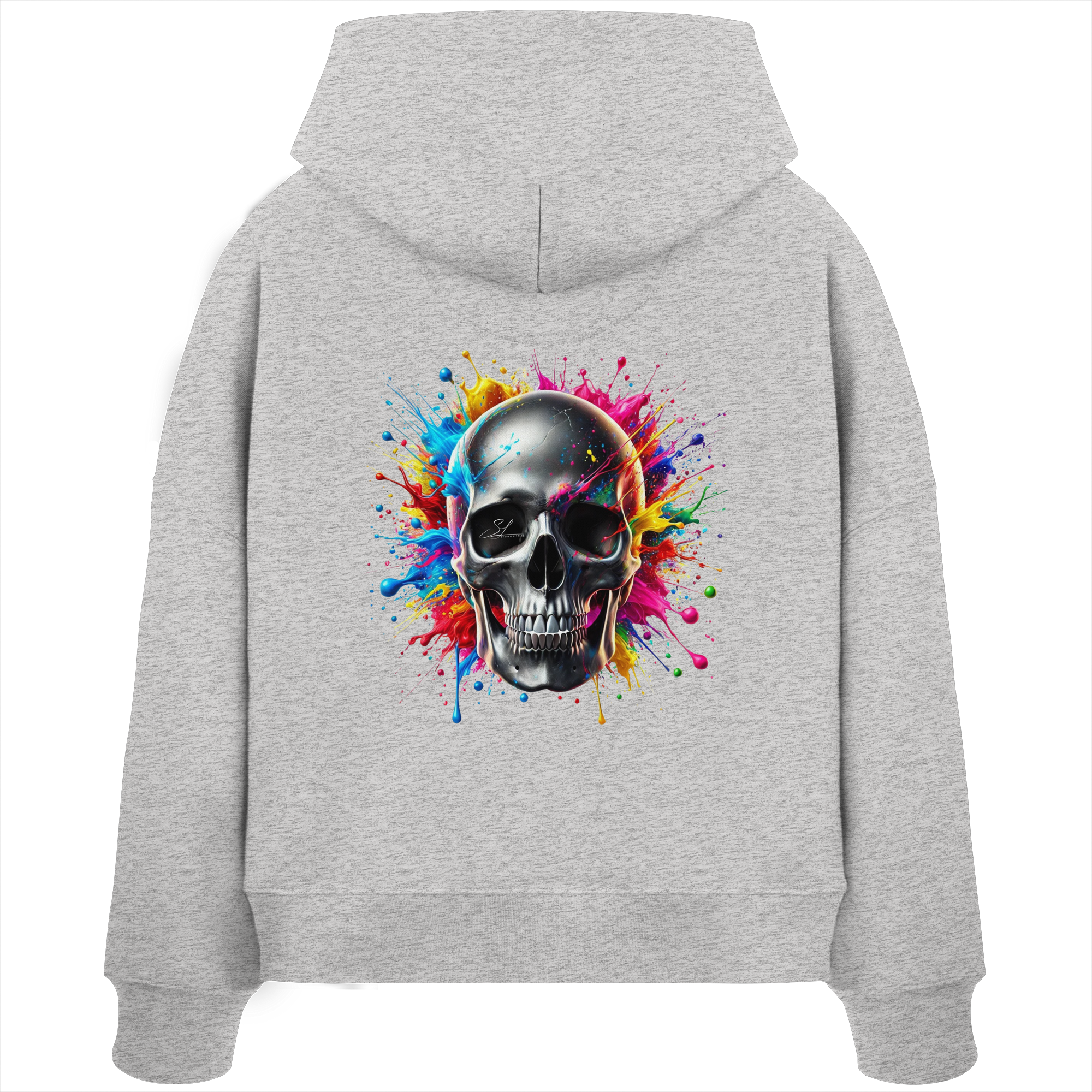 Explosion de vie - Sweat à capuche bio Boxcut pour femme