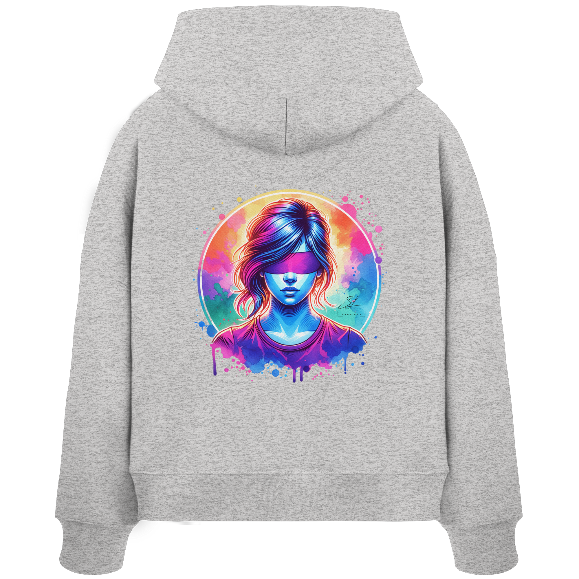 Mystic Vision - Womens Organic Boxcut Hoodie