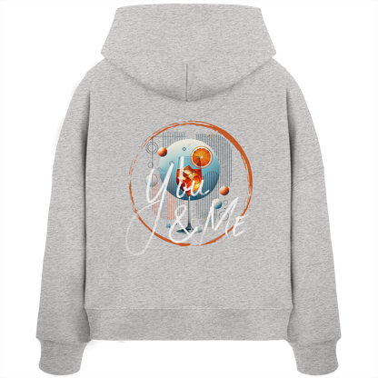 Cheers together - Womens Organic Boxcut Hoodie