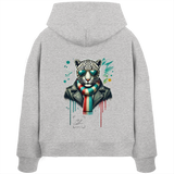 Urban Leopard - Womens Organic Boxcut Hoodie