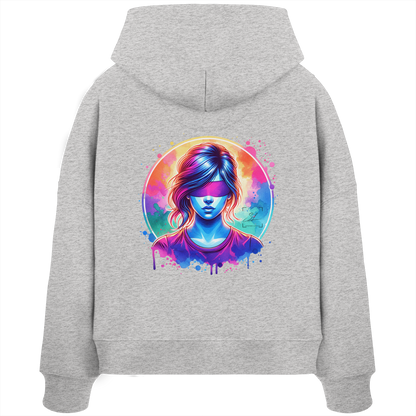 Mystic Vision - Sweat à capuche Boxcut bio pour femme
