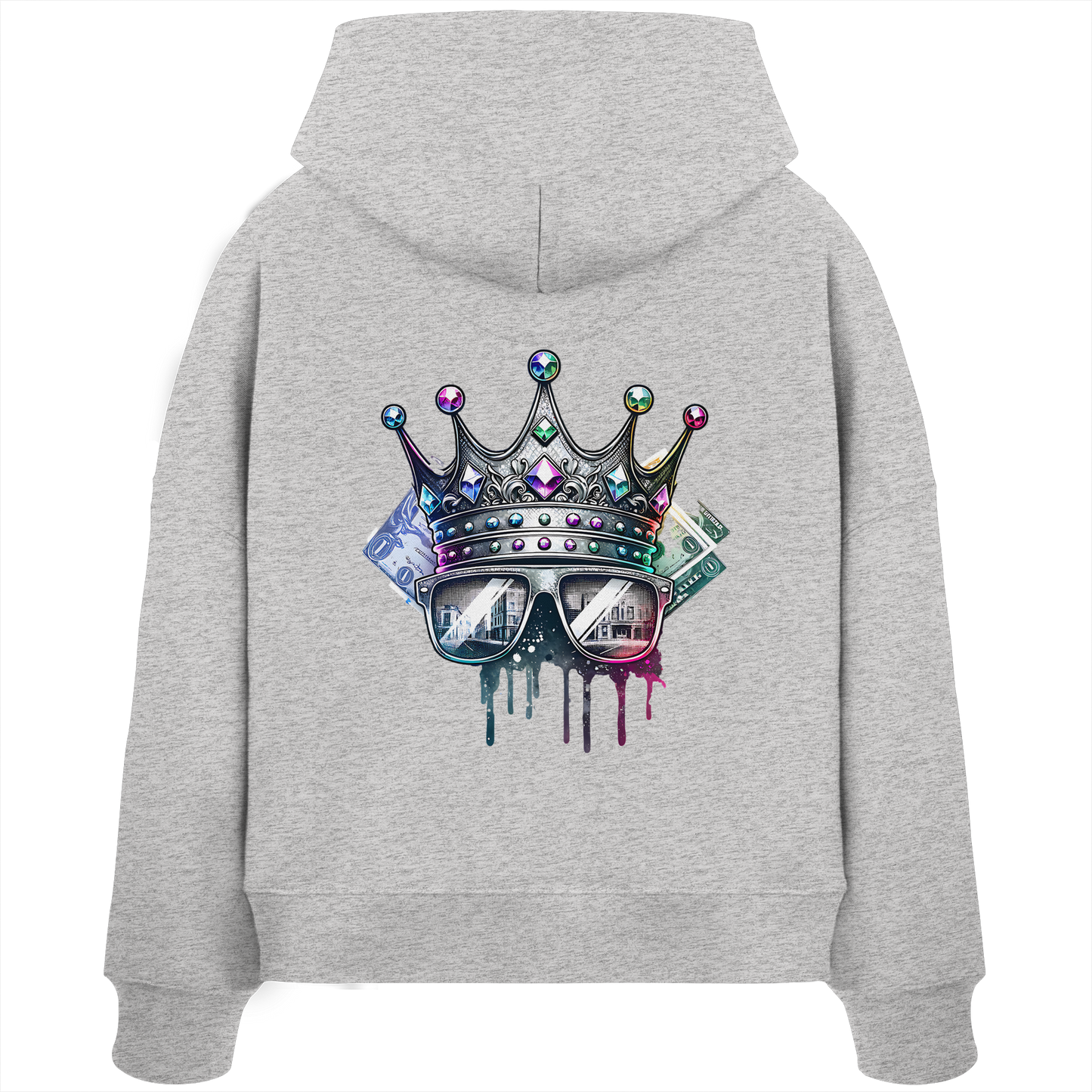 Royal Hustle - Womens Organic Boxcut Hoodie