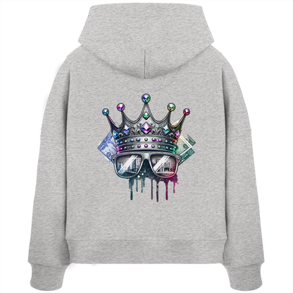 Royal Hustle - Womens Organic Boxcut Hoodie