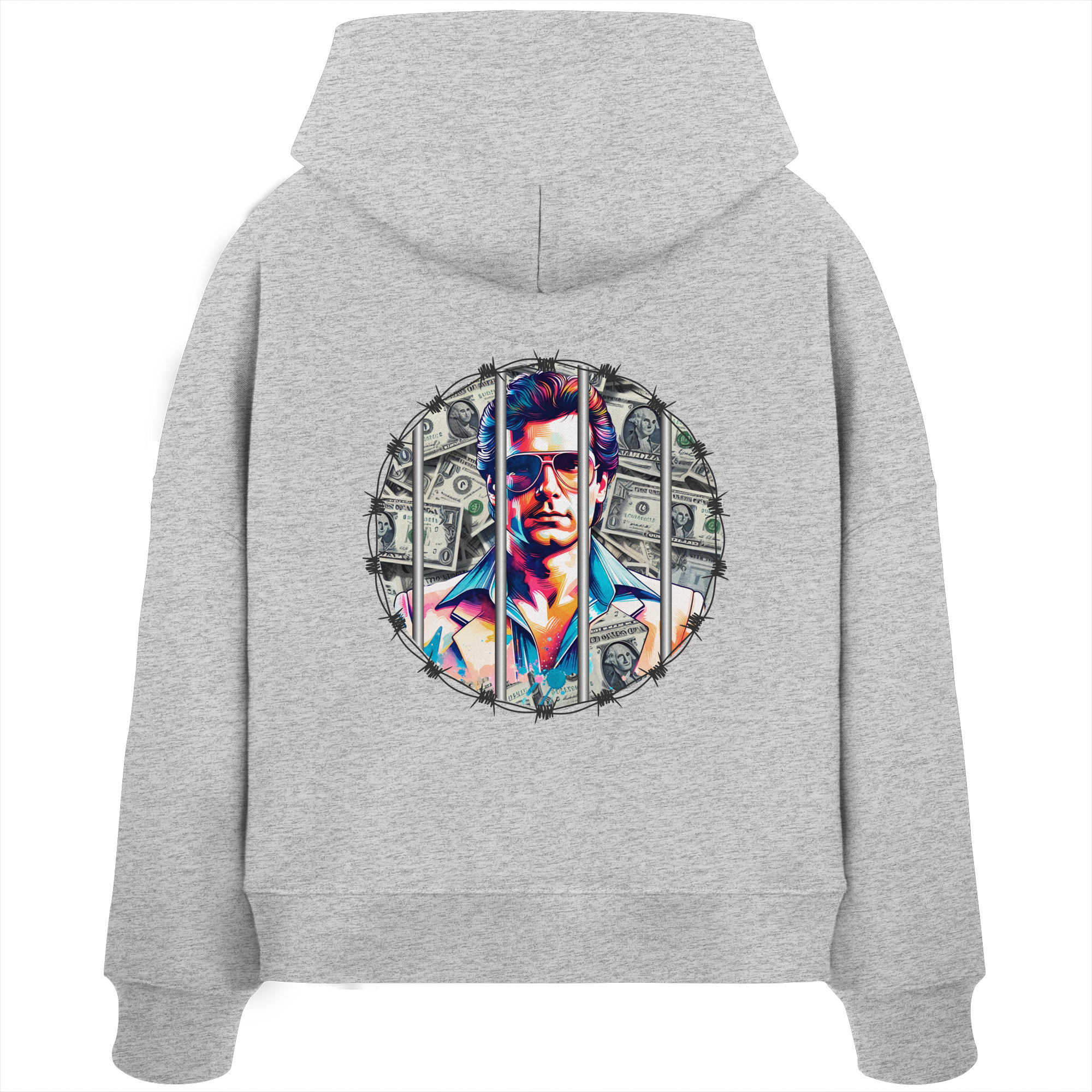 Money Maker - Womens Organic Boxcut Hoodie