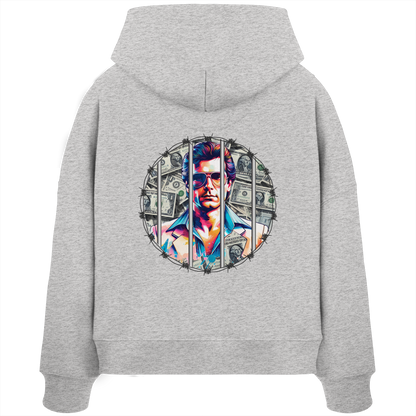 Money Maker - Womens Organic Boxcut Hoodie