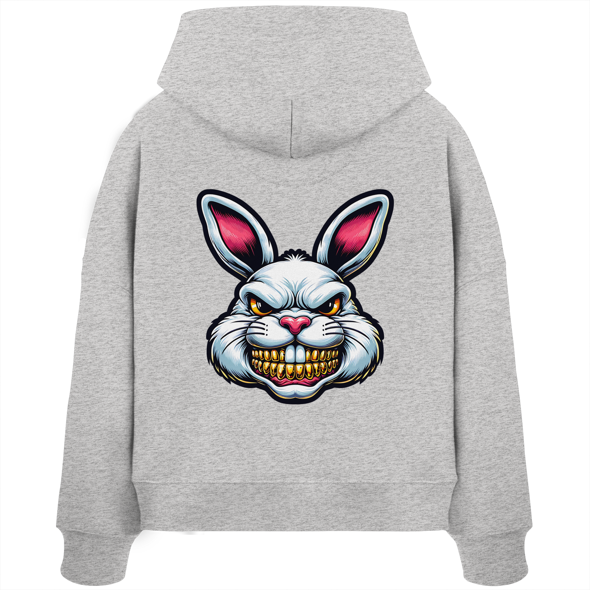 Tooth Bunny - Womens Organic Boxcut Hoodie