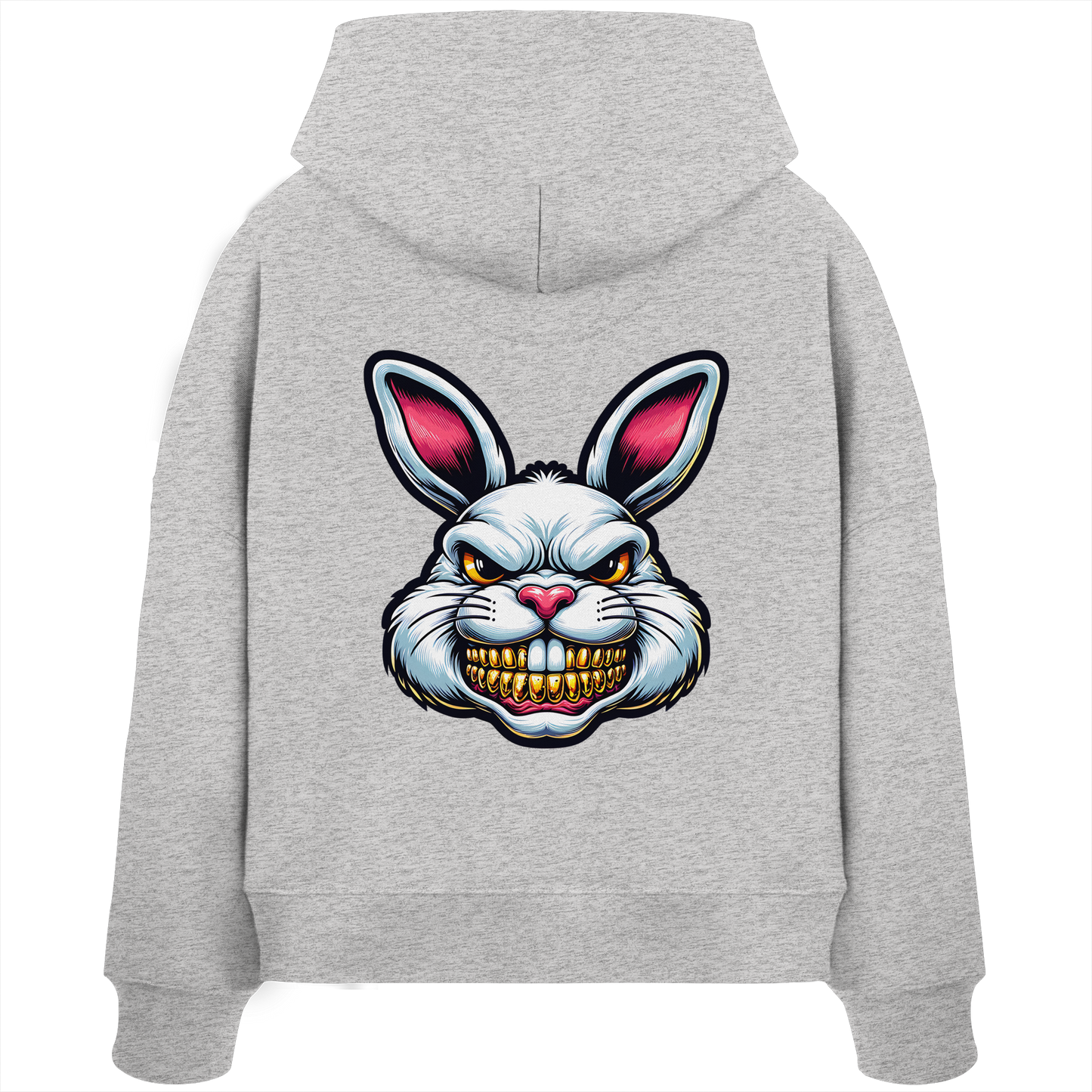 Tooth Bunny - Womens Organic Boxcut Hoodie