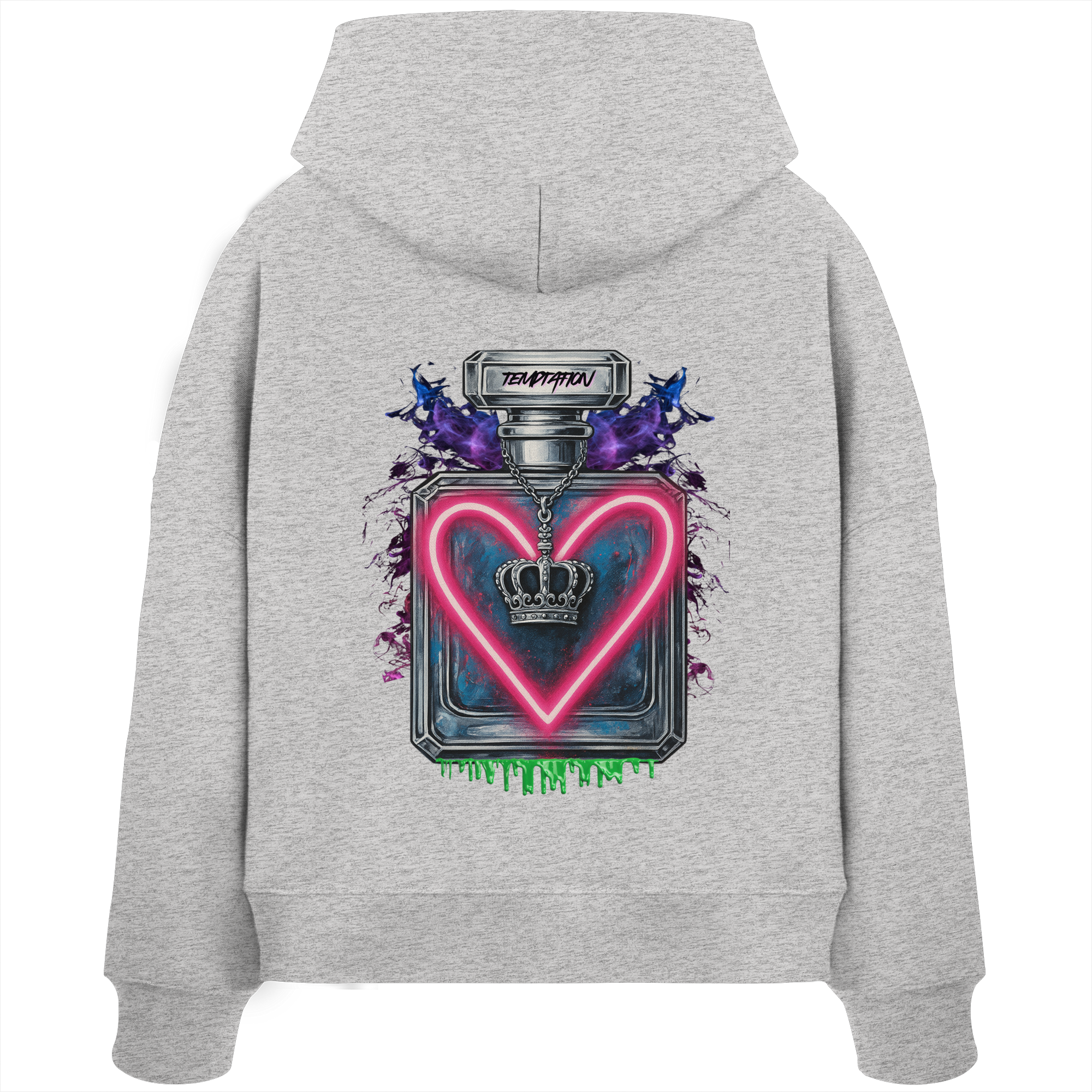 Temptation - Womens Organic Boxcut Hoodie