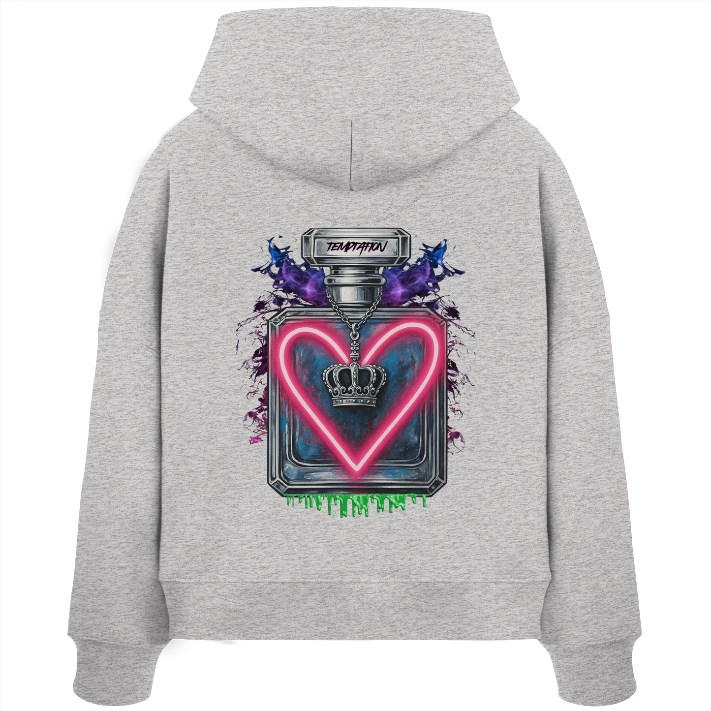 Temptation - Womens Organic Boxcut Hoodie