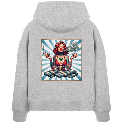 Rebel Rich - Womens Organic Boxcut Hoodie
