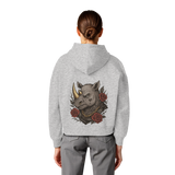 Inked Rhino - Womens Organic Boxcut Hoodie