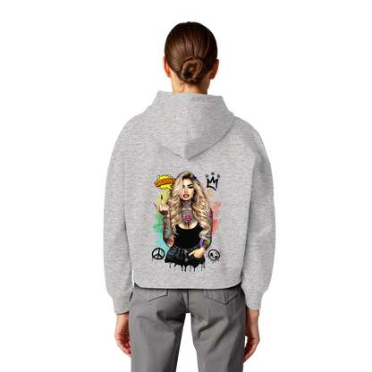 Ink Queen - Womens Organic Boxcut Hoodie