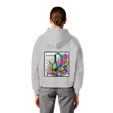 Neon Fresh - Womens Organic Boxcut Hoodie