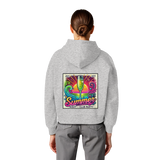 Summer Party Vibes - Womens Organic Boxcut Hoodie