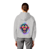 Crazy Chimp - Sweat à capuche Boxcut bio pour femme