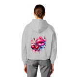 Cherry Kisses - Womens Organic Boxcut Hoodie