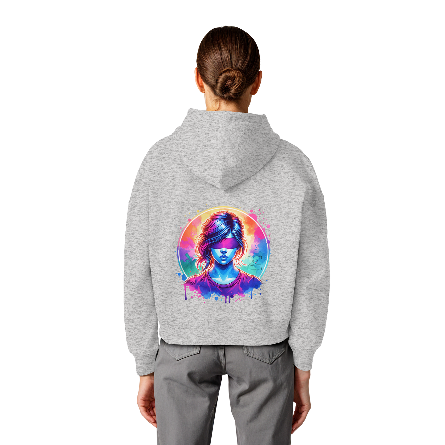 Mystic Vision - Womens Organic Boxcut Hoodie
