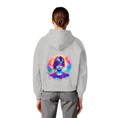 Mystic Vision - Womens Organic Boxcut Hoodie