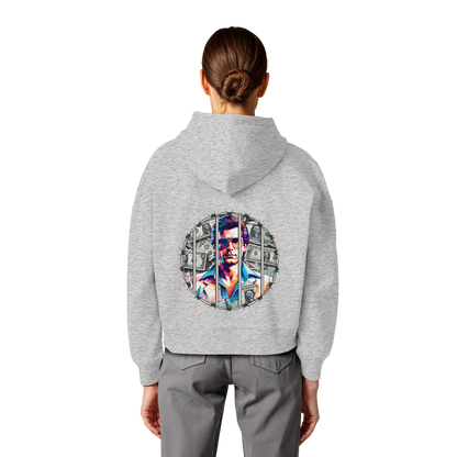 Money Maker - Womens Organic Boxcut Hoodie